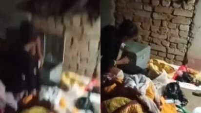 രഹസ്യമായി കാണാനെത്തി, കാമുകനെ ഇരുമ്പ് പെട്ടിയിലാക്കി ഒളിപ്പിച്ച് യുവതി, വൈറലായി വീഡിയോ