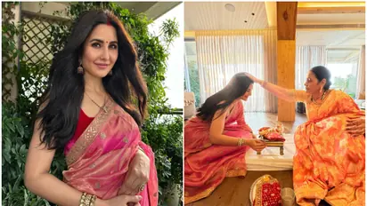 Karwa Chauth 2024: Katrina Kaif shares adorable pictures from her celebration with family [PHOTOS]