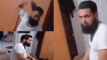 Viral Video: Pakistani man hits himself with shoes during fight with wife (WATCH)