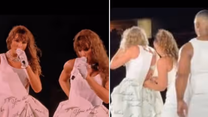 Watch: Taylor Swift's 'Oops Moment' during Eras Tour in Miami (VIDEO)