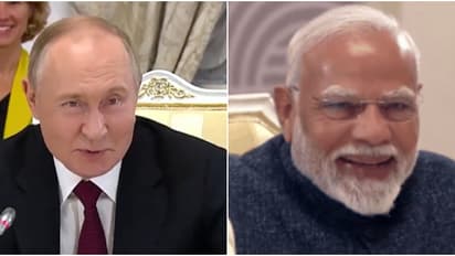 'എനിക്ക് തോന്നുന്നത് താങ്കൾക്ക് പരിഭാഷ...'; പുടിന്റെ വാക്കുകൾ കേട്ട് പൊട്ടിച്ചിരിച്ച് മോദി, വീഡിയോ