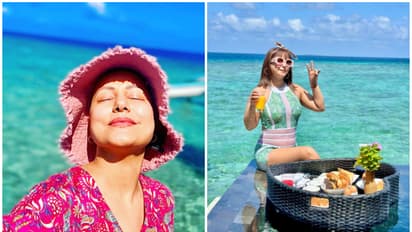 Hina Khan shares JOYFUL Maldives trip pictures amid her cancer journey