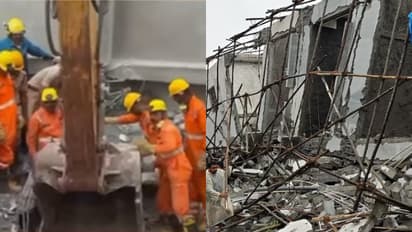 മരണത്തെ തോൽപ്പിച്ച് അയാസ്; തകർന്ന് വീണ കെട്ടിടത്തിനുള്ളിലെ തൂണുകൾ വെട്ടിപ്പൊളിച്ച് തൊഴിലാളിയെ പുറത്തെടുത്തു