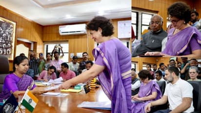 ಚುನಾವಣಾ ರಾಜಕೀಯಕ್ಕೆ ಪ್ರಿಯಾಂಕಾ ಎಂಟ್ರಿ; ವಯನಾಡಿನಿಂದ ನಾಮಪತ್ರ ಸಲ್ಲಿಕೆ