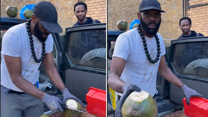 'Nariyal paani pilo': LeBron James lookalike selling coconut water in London stuns Internet; WATCH viral video