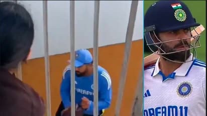 ರೋಹಿತ್ ಶರ್ಮಾ ಭೇಟಿ ಮಾಡಿ ಕೊಹ್ಲಿಗೆ ಸ್ಪೆಷಲ್ ಮೆಸೇಜ್ ಕಳಿಸಿದ ಕ್ಯೂಟ್ ಗರ್ಲ್‌; ವಿಡಿಯೋ ವೈರಲ್