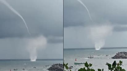 ആദ്യം ആകാംക്ഷ, പിന്നെ ആശങ്ക, വിഴിഞ്ഞത്ത് ആദ്യം ഈ അപൂര്‍വ്വ പ്രതിഭാസം, കടൽ മുതൽ കര വരെ 'വാട്ടർ സ്പോട്ട്' ചഴലി