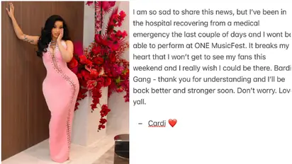 Cardi B forced to miss ONE MusicFest amid health concerns; Here's what we know