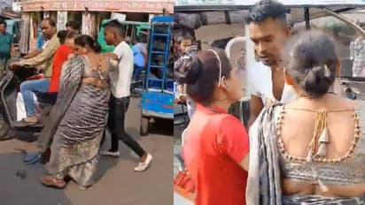 ആ തല്ലിക്കോ; കൂലിയെ ചൊല്ലി ഓട്ടോക്കാരനും യാത്രക്കാരിയും തമ്മിൽ പൊരിഞ്ഞ വഴക്ക്