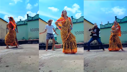 ಮುಕ್ಕಾಲ ಮುಕಾಬುಲಾ.... ಸಾರಿ ಉಟ್ಟ ನಾರಿಯ ಬಿಂದಾಸ್ ಡಾನ್ಸ್ಗೆ ನೆಟ್ಟಿಗರು ಫಿದಾ