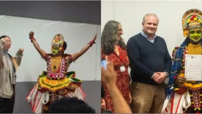 സ്കോട്ട്ലൻഡിലെ ഗ്ലാസ്ഗോ യൂണിവേഴ്സിറ്റിയിൽ കയ്യടി നേടി റിട്ടയേർഡ് എസ്ഐയുടെ ഓട്ടൻതുള്ളൽ