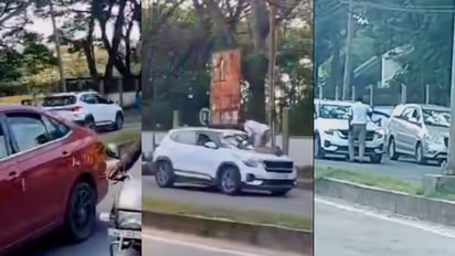 കാർ നിർത്താൻ ആവശ്യപ്പെട്ട പൊലീസുകാരനെ ഇടിച്ച് ബോണറ്റിലാക്കി പാഞ്ഞ് യുവാവ്, അറസ്റ്റ്