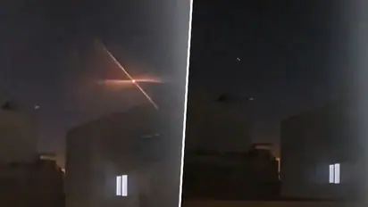 Iran's air defense systems intercept Israeli strikes in dramatic new footage (WATCH)