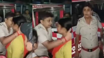 പട്രോളിങ്ങിനിടെ വനിത എഎസ്ഐ യുവതിയെ കടന്നുപിടിച്ചു, ബലമായി ചുംബിച്ചു; വീഡിയോ വൈറലായതോടെ സസ്പെൻഷൻ