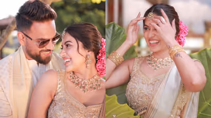 വിവാഹ നിശ്ചയ ചിത്രങ്ങളും വീഡിയോയും പങ്കുവച്ച് നടി അഞ്ജു കുര്യന്‍