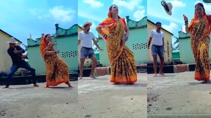 Viral Video: দুর্ধর্ষ দম্পতির দিওয়ালি ধামাকা, নাচ দেখে লজ্জা পাবেন প্রভু দেবা
