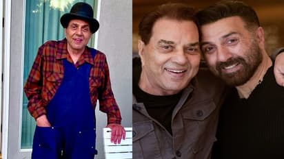 Sunny Deol's emotional Instagram post about dad Dharmendra leads to health concerns online