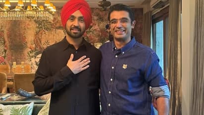 Dil-Luminati India tour 2024: Diljit Dosanjh meets BJP leader Jaiveer Shergill