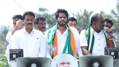 ಕಾರ್ಯಕರ್ತರ ಒತ್ತಾಯಕ್ಕೆ ಮಣಿದು ಉಪಚುನಾವಣೆಯಲ್ಲಿ ಸ್ಪರ್ಧೆ: ನಿಖಿಲ್ ಕುಮಾರಸ್ವಾಮಿ