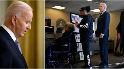 अमेरिकन राष्ट्राध्यक्ष बायडेन यांनी ४० मिनिटे रांगेत उभे राहून मतदान केले