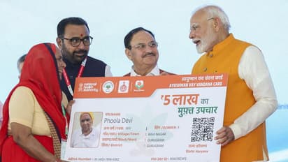 70 ವರ್ಷ ಮೇಲ್ಪಟ್ಟವರಿಗೂ ಆಯುಷ್ಮಾನ್‌ ವಿಮೆ ವಿಸ್ತರಣೆ: ಪ್ರಧಾನಿ ಮೋದಿ ಚಾಲನೆ