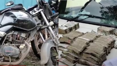 മിന്നൽ പരിശോധന, ബൈക്കിന്റെ സീറ്റിൽ പ്രത്യേക അറ കണ്ടെത്തി; പിടികൂടിയത് 50 ലക്ഷത്തിന്റെ കുഴൽപ്പണം