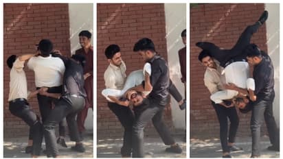 पाकिस्तानी छात्रों का खतरनाक स्टंट वायरल, देखकर लोगों की सांसें अटकीं