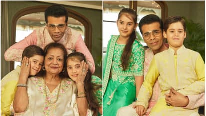 Inside Karan Johar’s adorable family moments with mother Hiroo Johar and his kids 