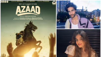 Azaad first look OUT: Ajay Devgn introduces Aaman Devgan and Rasha Thadani in epic film
