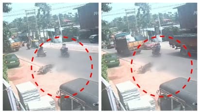 നിയന്ത്രണം വിട്ട് സ്കൂട്ടർ ലോറിക്കടിയിലേക്ക് വീണു; കൊല്ലം ആശ്രാമം ക്ഷേത്രത്തിലെ പൂജാരി വാഹനാപകടത്തിൽ മരിച്ചു