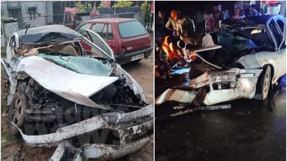 എറണാകുളത്ത് ടോറസ് ലോറിയും കാറും കൂട്ടിയിടിച്ച് അപകടം; ഒരു മരണം, 3 പേർക്ക് ഗുരുതര പരിക്ക്