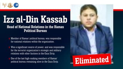 ELIMINATED! Israel kills top Hamas political bureau official Kassab in Gaza airstrike (WATCH)