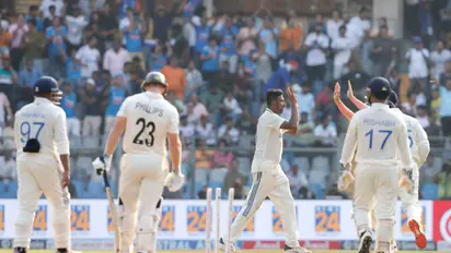 IND vs NZ 3rd Test Day 2: New Zealand lead by 143 runs with one wicket in hand