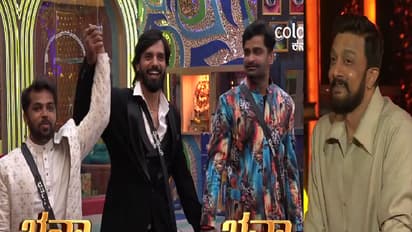 ಹೊಟ್ಟೆಲಿರೋದು ನಂದೆ ಮಗು ಅಂತ ಕೈ ಎತ್ತಿದ ತ್ರಿವಿಕ್ರಮ್: ಪಕ್ಕದಲ್ಲಿ ಇರೋ ಆ ಕೈ ಯಾಕೆ ಬಿಡ್ತಿಲ್ಲ ಎಂದ ಕಿಚ್ಚ ಸುದೀಪ್