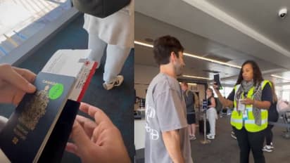 എയർപോർട്ടിൽ ഇരട്ടകളുടെ 'തമാശ', ജീവനക്കാരിയെ പറ്റിച്ചതിങ്ങനെ, ഇത്രയ്ക്ക് വേണോ എന്ന് നെറ്റിസൺസ്