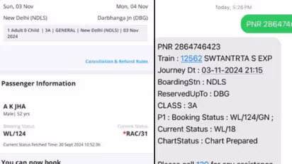 'ഇന്ത്യൻ റെയിൽവേയിൽ എന്താണ് നടക്കുന്നത്? ആർഎസി 12 വെയിറ്റിംഗ് ലിസ്റ്റ് 18 ആയി', വൈറലായി പോസ്റ്റ്