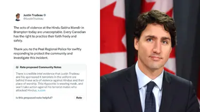 Embarrassment for Trudeau: 'Hypocrite' Canadian PM gets X community notes for supporting Khalisani extremists