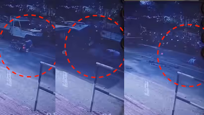 കൊല്ലത്ത് നിയന്ത്രണം വിട്ട് സ്കൂട്ടർ മറിഞ്ഞു, പിന്നാലെ കാറിടിച്ചു, റോഡിൽ വീണ യുവാവിന് പരിക്ക് 