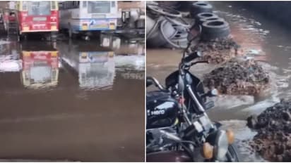 കെഎസ്ആർടിസി ഡിപ്പോ പുതുക്കി പണിതപ്പോൾ വർക് ഷോപ്പ് നാലടി കുഴിയിൽ, ചെറിയ മഴ പെയ്താലും കുളമാകും 