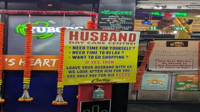 'You only pay for his beers': Husband day care centre poster in Pune goes viral, leaves Internet in splits