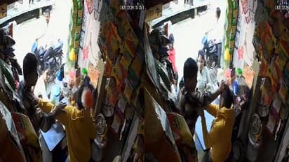 UP SHOCKER! Constable, his wife pulls woman shopkeeper by hair, thrashes her after fight over dues (WATCH)