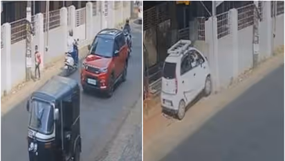 നിയന്ത്രണംവിട്ട കാറിടിച്ചു; കാറിനും മതിലിനും ഇടയിൽ കുടുങ്ങി ഏഴു വയസ്സുകാരൻ, ഗുരുതരാവസ്ഥയിൽ ചികിത്സയിൽ