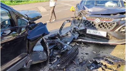 വളവിൽ നിയന്ത്രണം വിട്ട കാർ എതിരെ വന്ന കാറുമായി കൂട്ടിയിടിച്ചു; ആറുപേർക്ക് പരിക്ക്, ഒരാളുടെ നില ​ഗുരുതരം