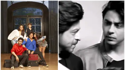 Shah Rukh Khan’s stern dad moment with Aryan Khan goes VIRAL; Here's why
