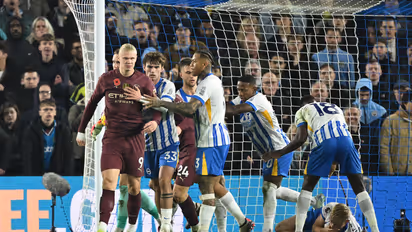 Brighton stuns Man City 2-1, hands Pep 1st-ever 4-game losing streak; fans remind Haaland to 'stay humble'