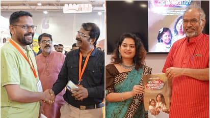 ഷാർജയിൽ ഉച്ചക്കെത്തി രാത്രി തന്നെ മടക്കം; വേദിയിൽ ഇടപെടാതെ സരിൻ, ആര് ജയിക്കണമെന്നതിനോട് പ്രതികരിച്ച് സൗമ്യ