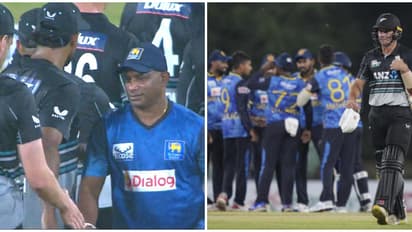 പരിശീലകനായും ജയസൂര്യയുടെ 'വിപ്ലവം', ടെസ്റ്റിൽ ഇന്ത്യയെ നാണംകെടുത്തിയ ന്യൂസിലൻഡിനെ ടി20 യിൽ വീഴ്ത്തി ശ്രീലങ്ക