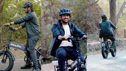 தல தோனியின் ஆல்டைம் பேவரைட்: ஒருமுறை சார்ஜ் செய்தால் 60 கிமீ செல்லும் எலக்ட்ரிக் சைக்கிள்