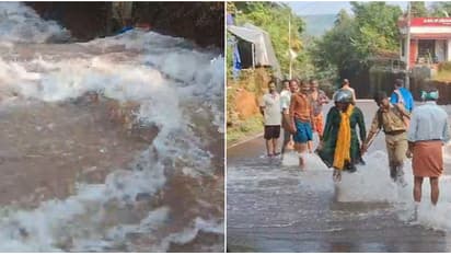 കണ്ണൂരിൽ ജപ്പാൻ പൈപ്പ് പൊട്ടി, റോഡിലൂടെ കുത്തിയൊലിച്ച ജല പ്രവാഹം വീടുകളിലേക്ക് ഇരച്ചെത്തി! വീഡിയോ