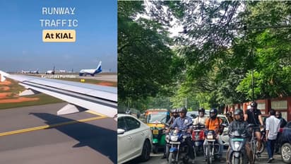 ಬೆಂಗಳೂರು ರಸ್ತೆ ಮಾತ್ರವಲ್ಲ ಏರ್‌ಪೋರ್ಟ್ ರನ್‌ವೇನಲ್ಲೂ ಟ್ರಾಫಿಕ್ ಜಾಮ್!